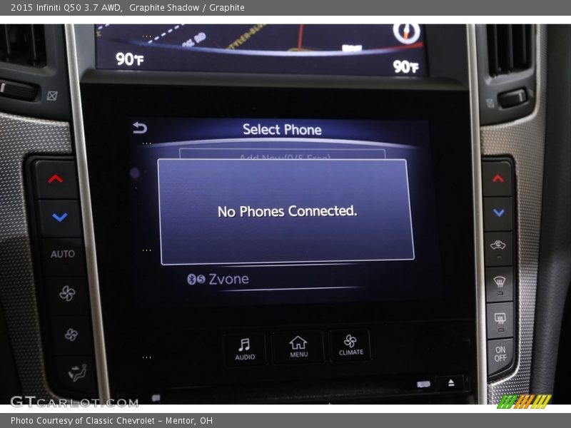 Graphite Shadow / Graphite 2015 Infiniti Q50 3.7 AWD