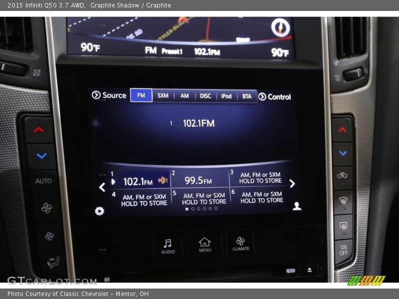 Graphite Shadow / Graphite 2015 Infiniti Q50 3.7 AWD