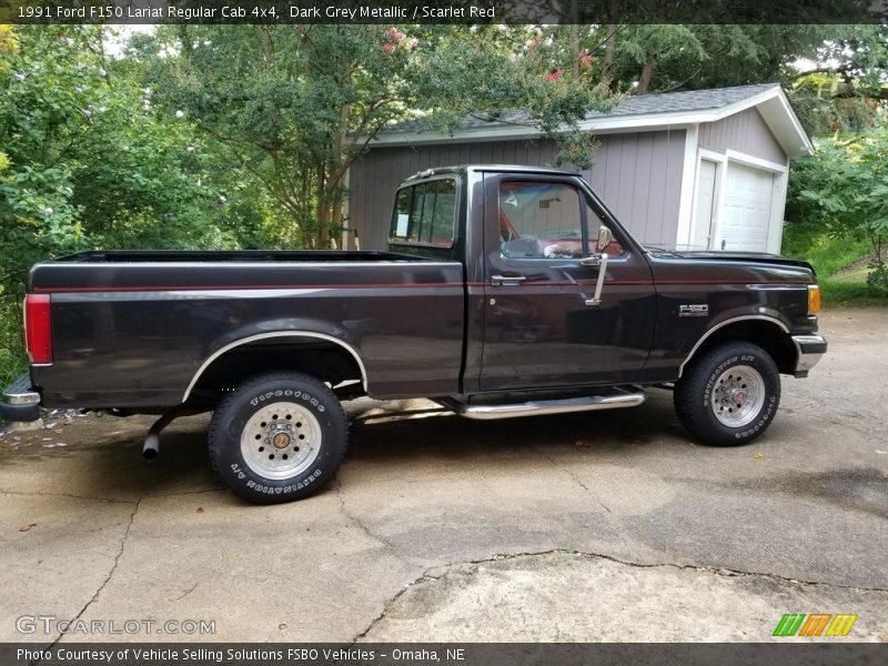  1991 F150 Lariat Regular Cab 4x4 Dark Grey Metallic