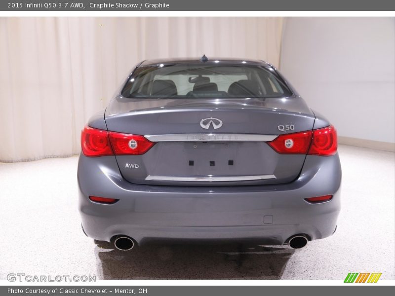 Graphite Shadow / Graphite 2015 Infiniti Q50 3.7 AWD