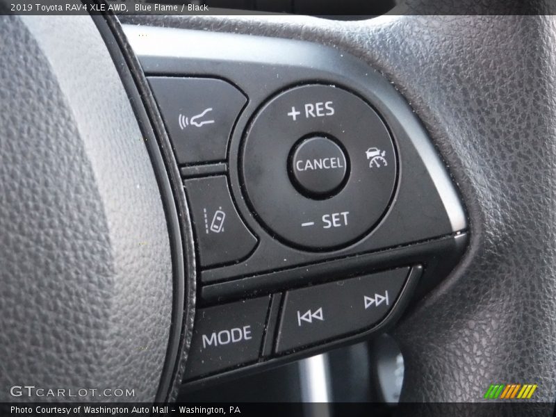 Blue Flame / Black 2019 Toyota RAV4 XLE AWD