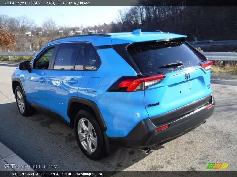 Blue Flame / Black 2019 Toyota RAV4 XLE AWD
