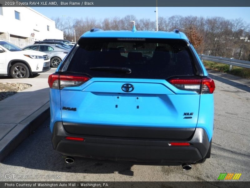 Blue Flame / Black 2019 Toyota RAV4 XLE AWD