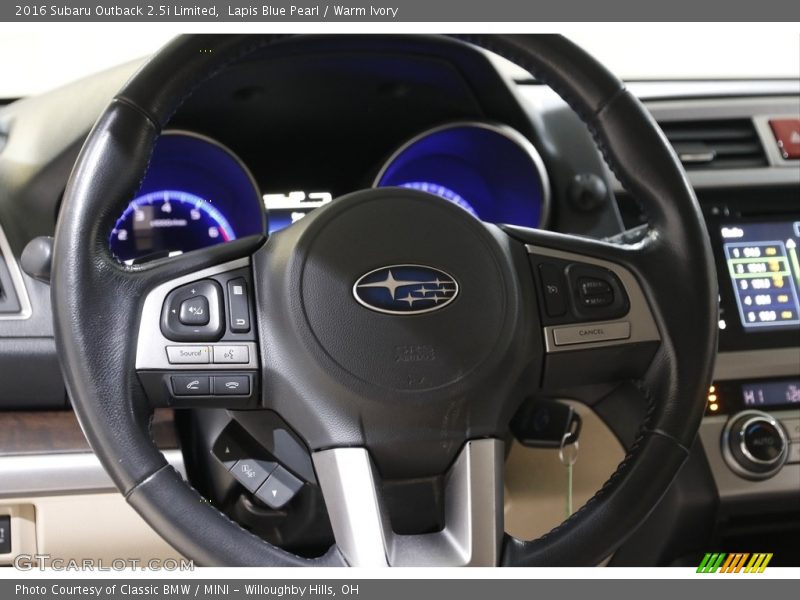  2016 Outback 2.5i Limited Steering Wheel