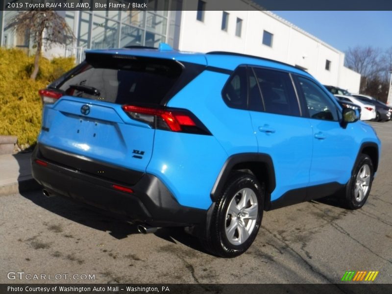 Blue Flame / Black 2019 Toyota RAV4 XLE AWD