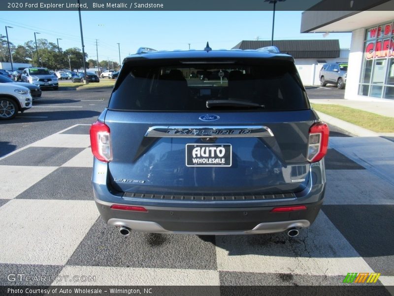 Blue Metallic / Sandstone 2020 Ford Explorer Limited