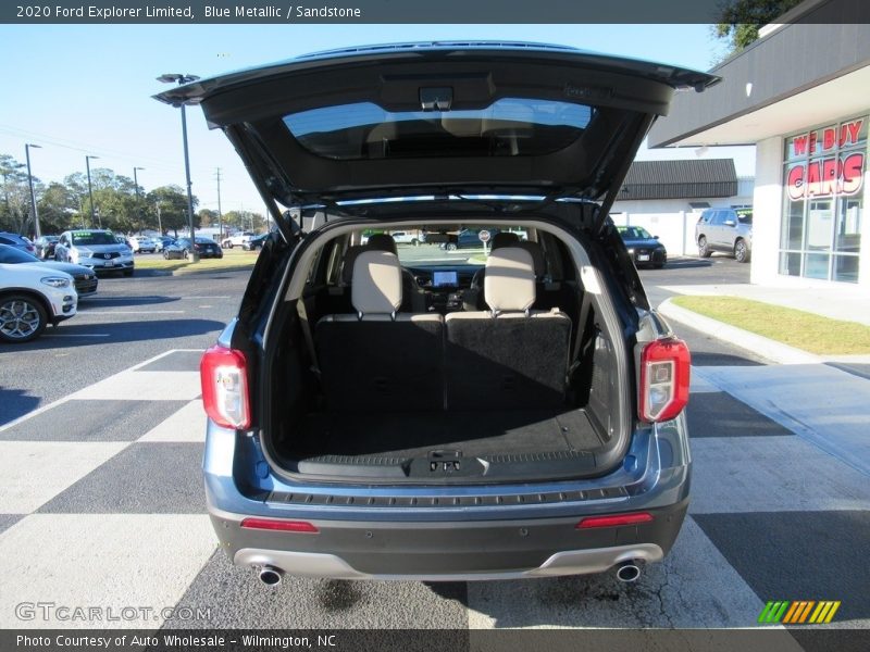 Blue Metallic / Sandstone 2020 Ford Explorer Limited