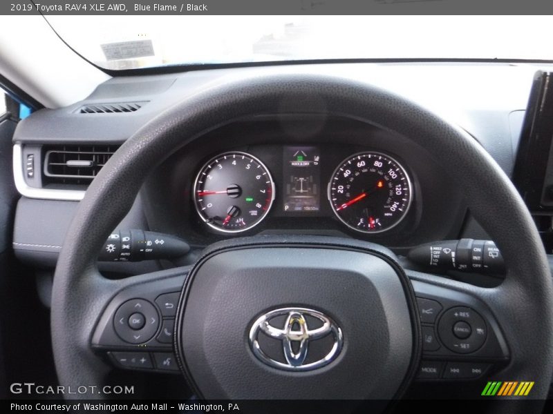 Blue Flame / Black 2019 Toyota RAV4 XLE AWD
