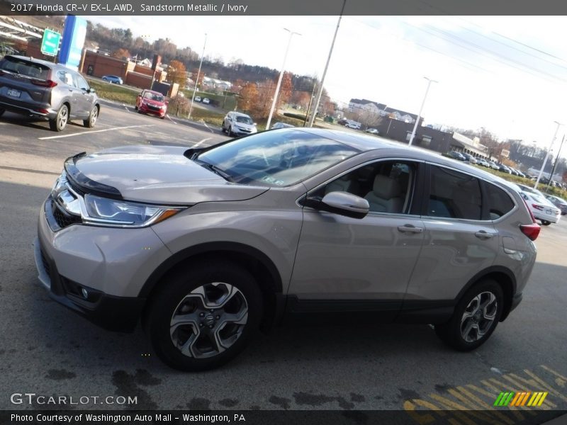 Sandstorm Metallic / Ivory 2017 Honda CR-V EX-L AWD