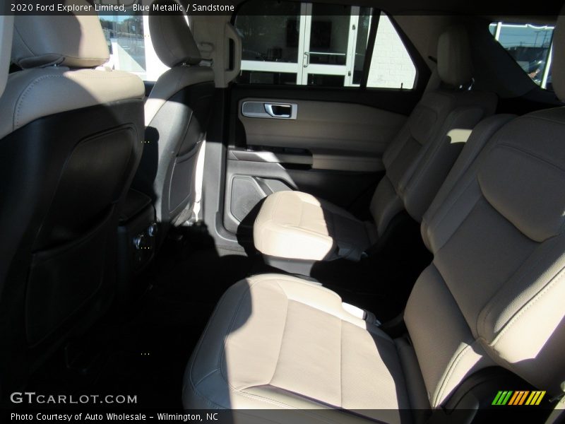 Blue Metallic / Sandstone 2020 Ford Explorer Limited