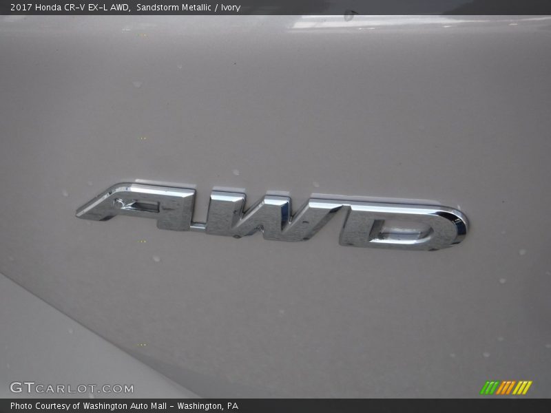 Sandstorm Metallic / Ivory 2017 Honda CR-V EX-L AWD