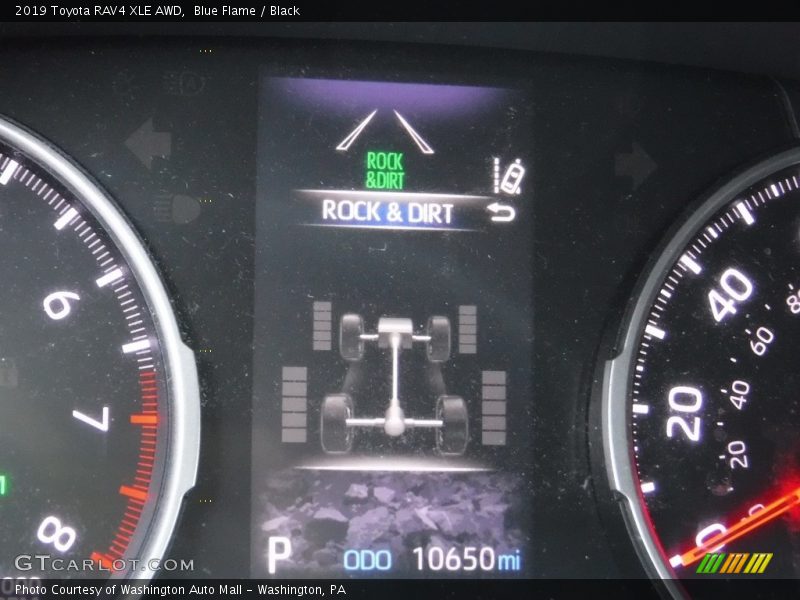 Blue Flame / Black 2019 Toyota RAV4 XLE AWD