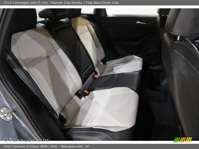 Platinum Gray Metallic / Titan Black/Storm Gray 2019 Volkswagen Jetta R-Line