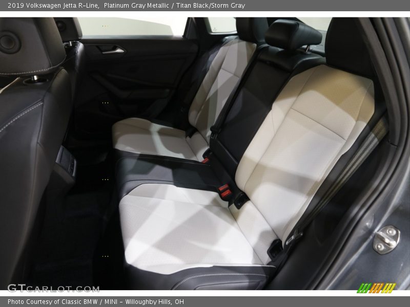 Platinum Gray Metallic / Titan Black/Storm Gray 2019 Volkswagen Jetta R-Line
