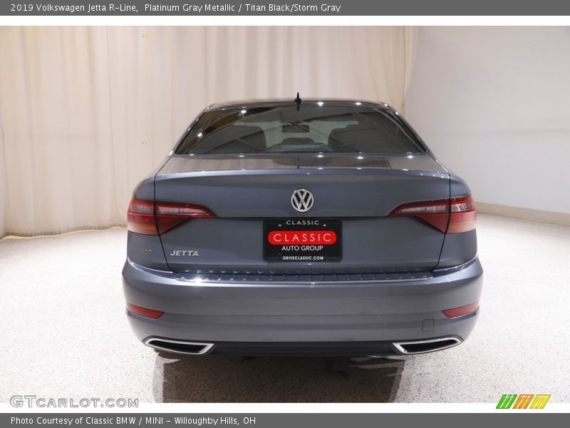 Platinum Gray Metallic / Titan Black/Storm Gray 2019 Volkswagen Jetta R-Line
