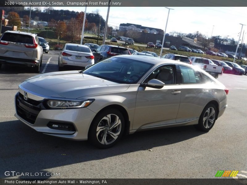 Champagne Frost Pearl / Ivory 2020 Honda Accord EX-L Sedan