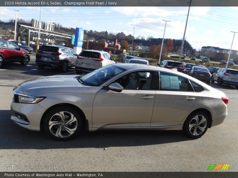 Champagne Frost Pearl / Ivory 2020 Honda Accord EX-L Sedan