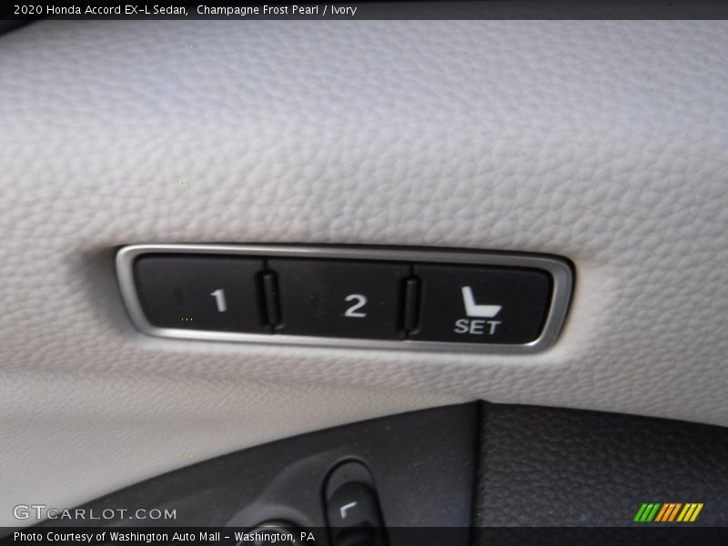 Champagne Frost Pearl / Ivory 2020 Honda Accord EX-L Sedan