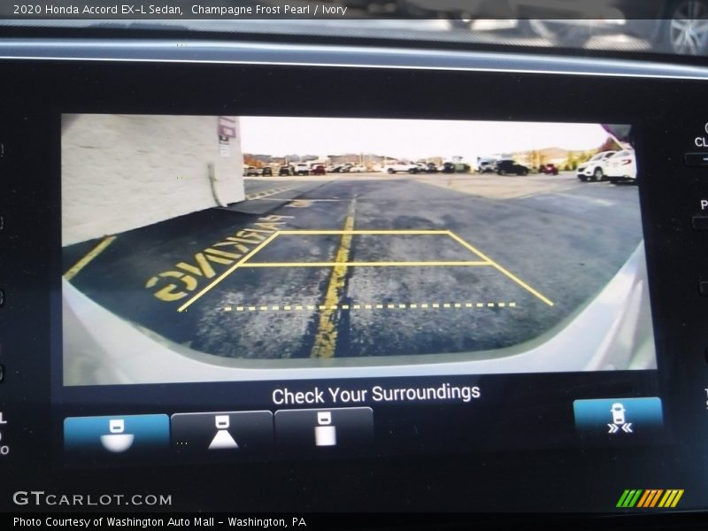 Champagne Frost Pearl / Ivory 2020 Honda Accord EX-L Sedan