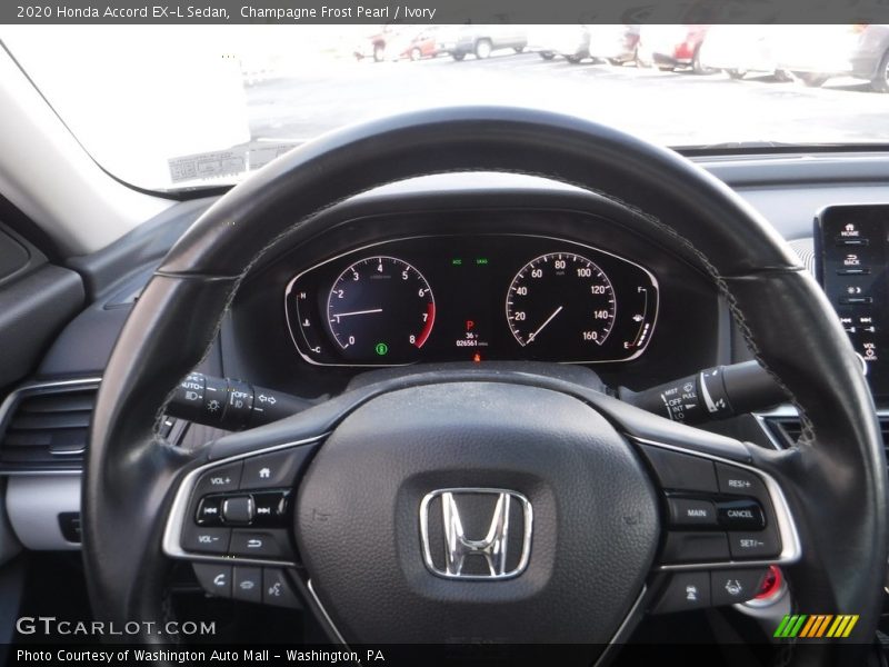 Champagne Frost Pearl / Ivory 2020 Honda Accord EX-L Sedan
