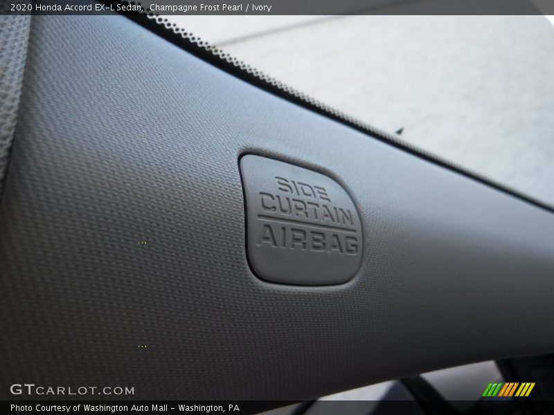 Champagne Frost Pearl / Ivory 2020 Honda Accord EX-L Sedan