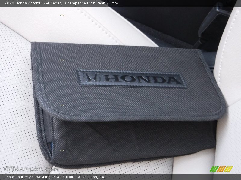 Champagne Frost Pearl / Ivory 2020 Honda Accord EX-L Sedan