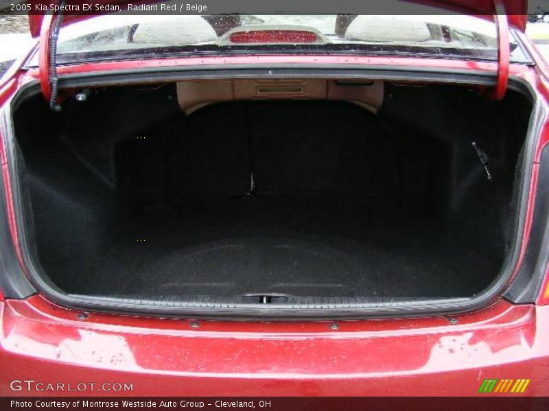 Radiant Red / Beige 2005 Kia Spectra EX Sedan