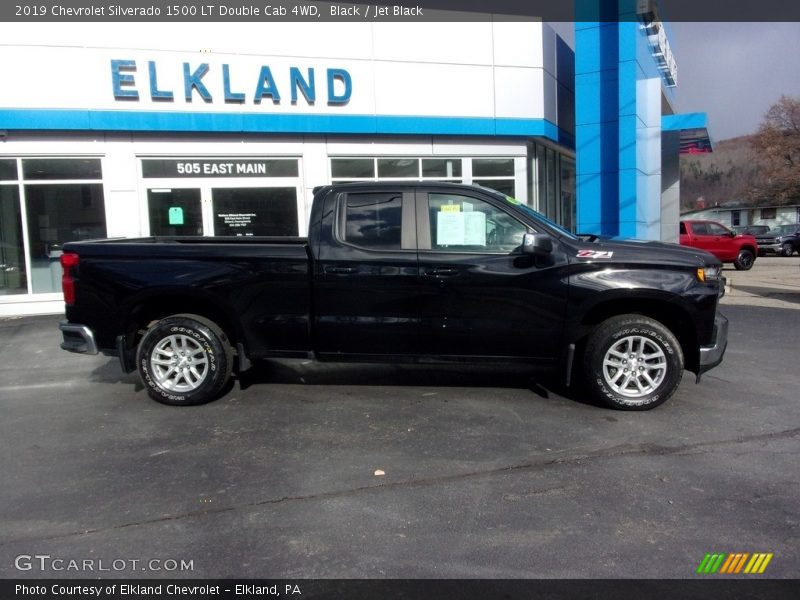 Black / Jet Black 2019 Chevrolet Silverado 1500 LT Double Cab 4WD