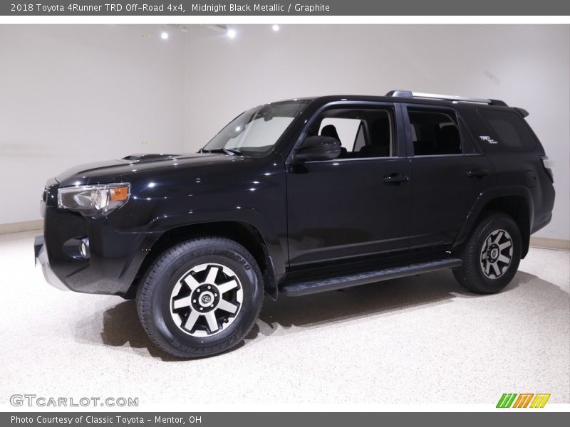 Midnight Black Metallic / Graphite 2018 Toyota 4Runner TRD Off-Road 4x4