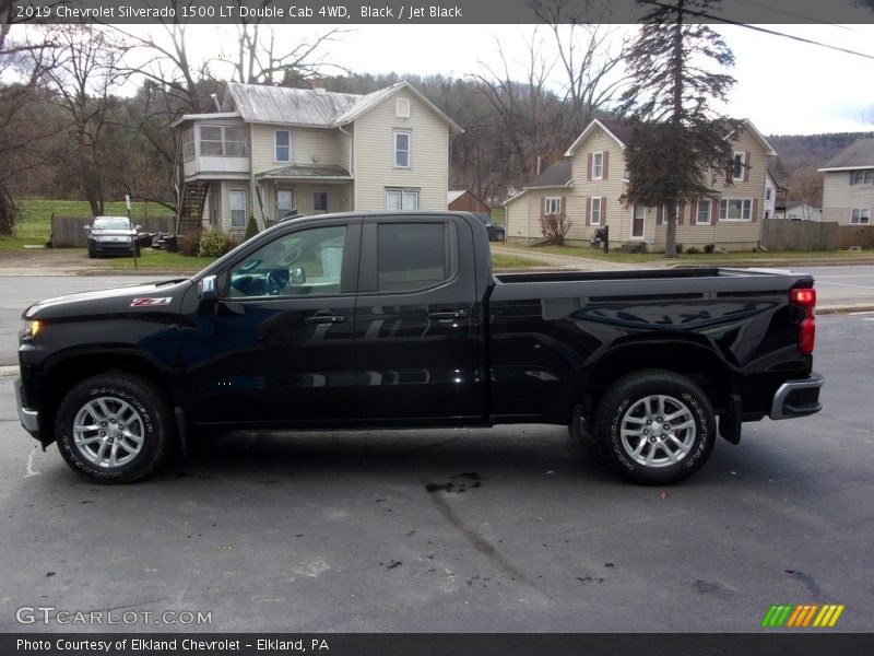 Black / Jet Black 2019 Chevrolet Silverado 1500 LT Double Cab 4WD