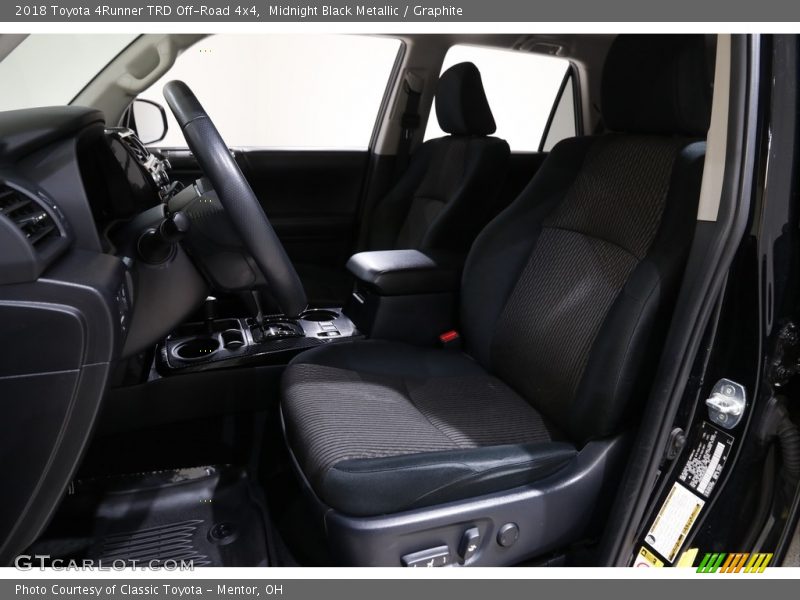 Midnight Black Metallic / Graphite 2018 Toyota 4Runner TRD Off-Road 4x4