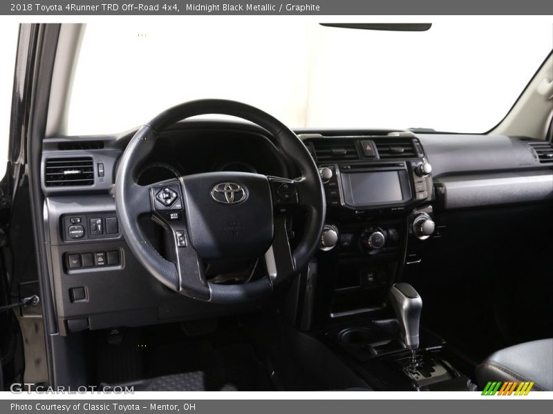 Midnight Black Metallic / Graphite 2018 Toyota 4Runner TRD Off-Road 4x4