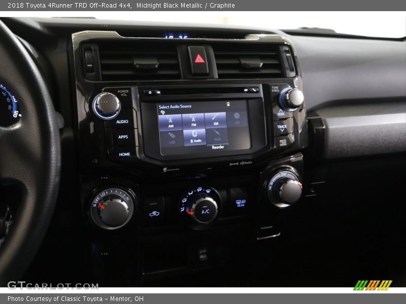 Midnight Black Metallic / Graphite 2018 Toyota 4Runner TRD Off-Road 4x4