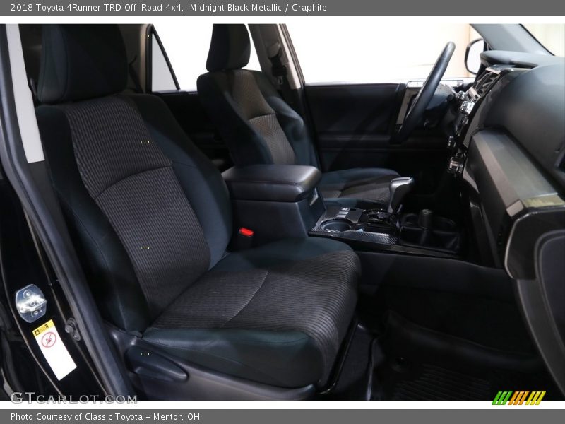 Midnight Black Metallic / Graphite 2018 Toyota 4Runner TRD Off-Road 4x4