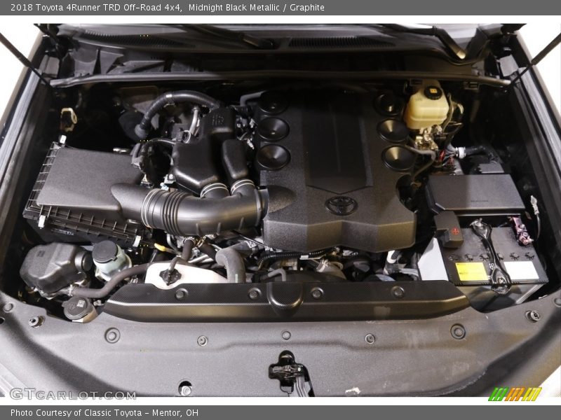 Midnight Black Metallic / Graphite 2018 Toyota 4Runner TRD Off-Road 4x4