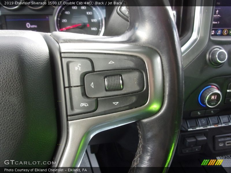 Black / Jet Black 2019 Chevrolet Silverado 1500 LT Double Cab 4WD