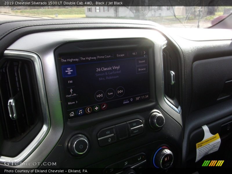 Black / Jet Black 2019 Chevrolet Silverado 1500 LT Double Cab 4WD