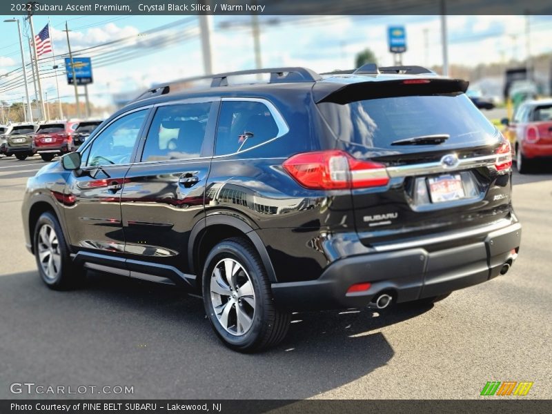 Crystal Black Silica / Warm Ivory 2022 Subaru Ascent Premium