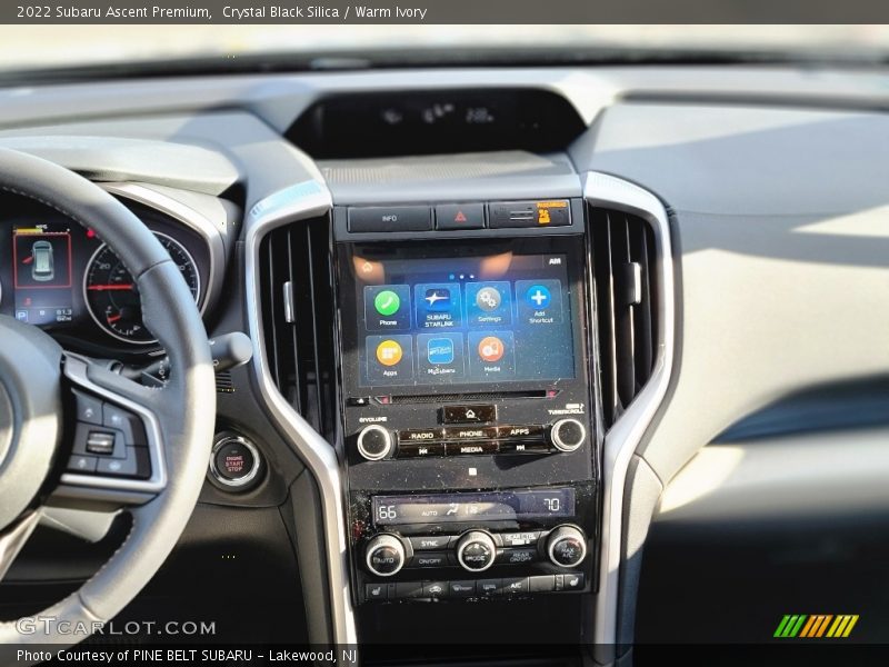 Crystal Black Silica / Warm Ivory 2022 Subaru Ascent Premium