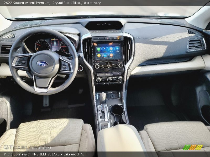 Crystal Black Silica / Warm Ivory 2022 Subaru Ascent Premium