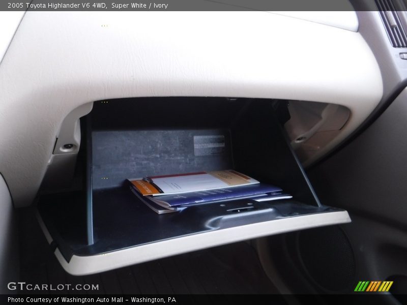 Super White / Ivory 2005 Toyota Highlander V6 4WD
