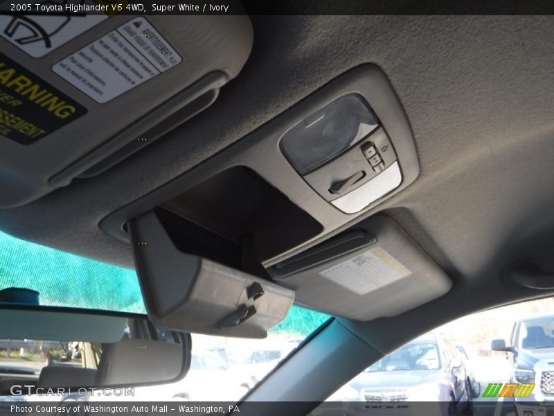 Super White / Ivory 2005 Toyota Highlander V6 4WD