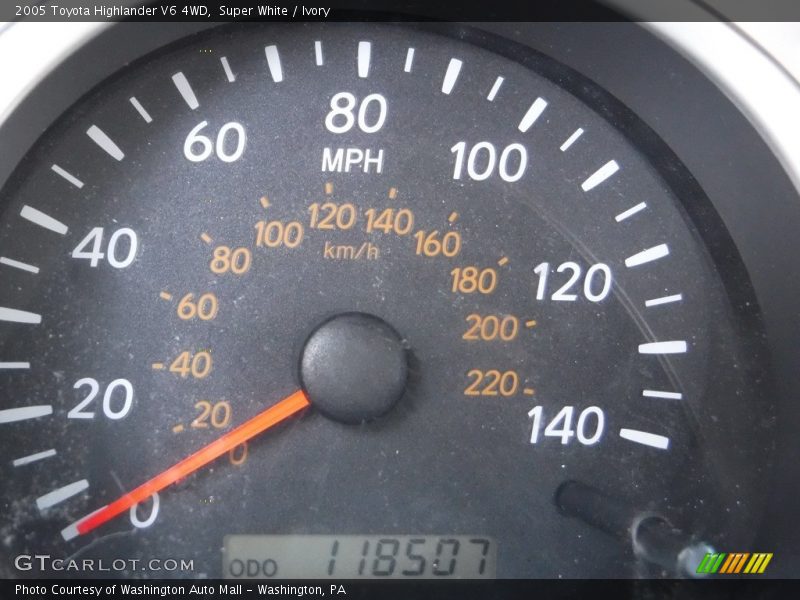 Super White / Ivory 2005 Toyota Highlander V6 4WD