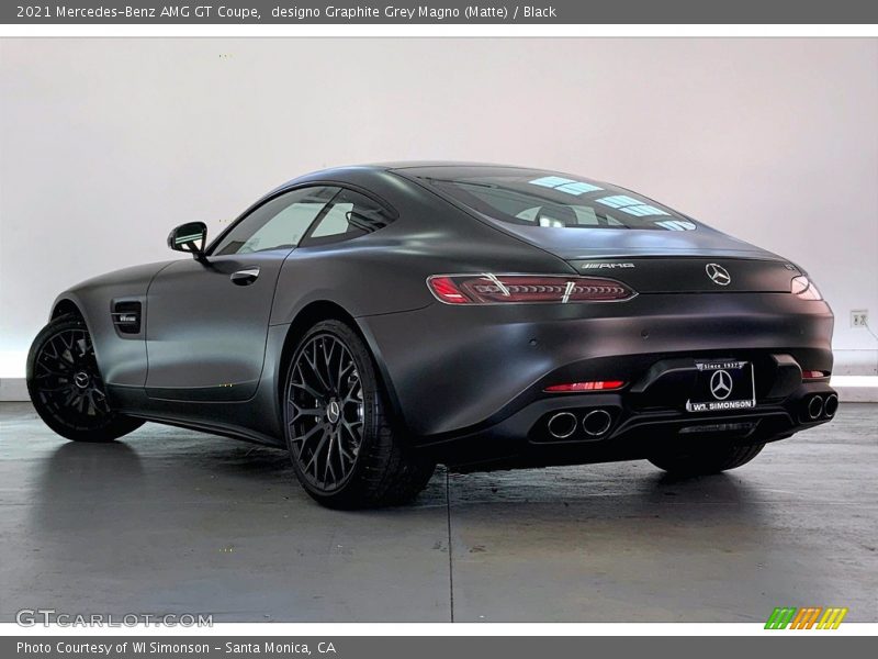 designo Graphite Grey Magno (Matte) / Black 2021 Mercedes-Benz AMG GT Coupe