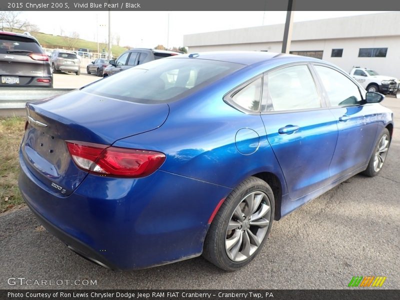 Vivid Blue Pearl / Black 2015 Chrysler 200 S