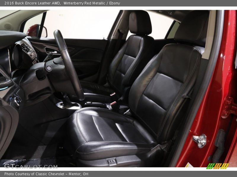 Winterberry Red Metallic / Ebony 2016 Buick Encore Leather AWD