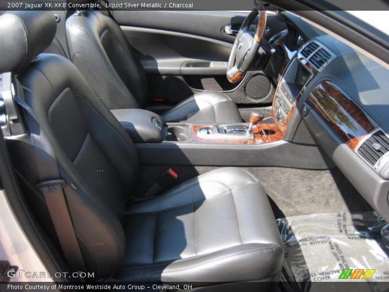 Liquid Silver Metallic / Charcoal 2007 Jaguar XK XK8 Convertible