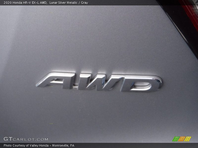 Lunar Silver Metallic / Gray 2020 Honda HR-V EX-L AWD