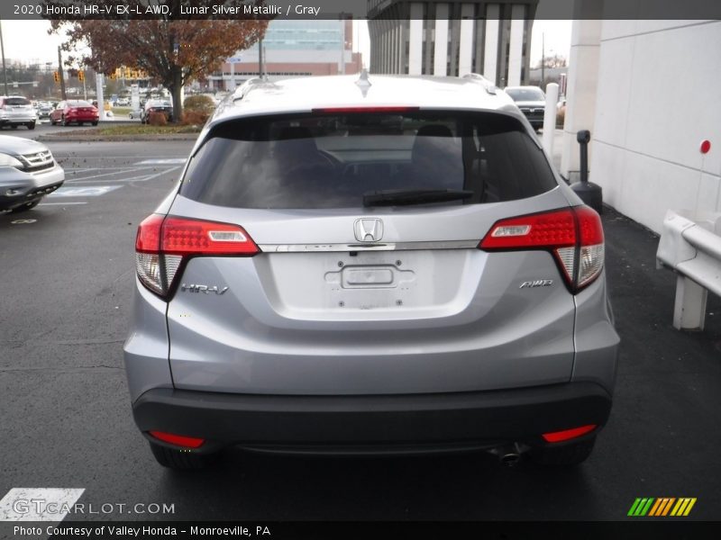 Lunar Silver Metallic / Gray 2020 Honda HR-V EX-L AWD