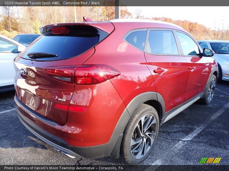 Gemstone Red / Black 2020 Hyundai Tucson Sport AWD